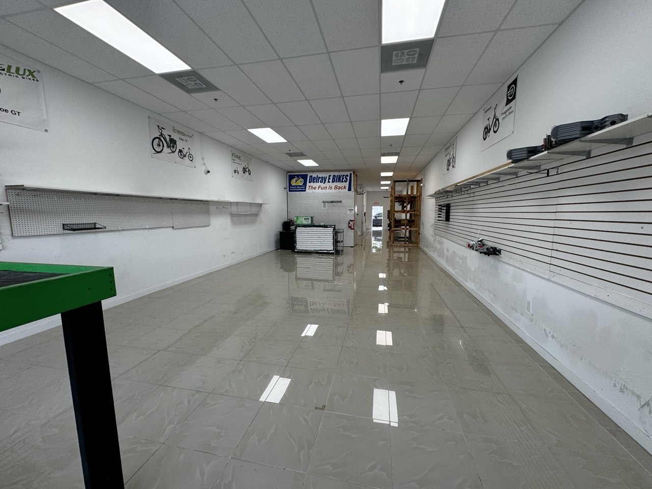 Final e-bike store condition with fixed counters retained