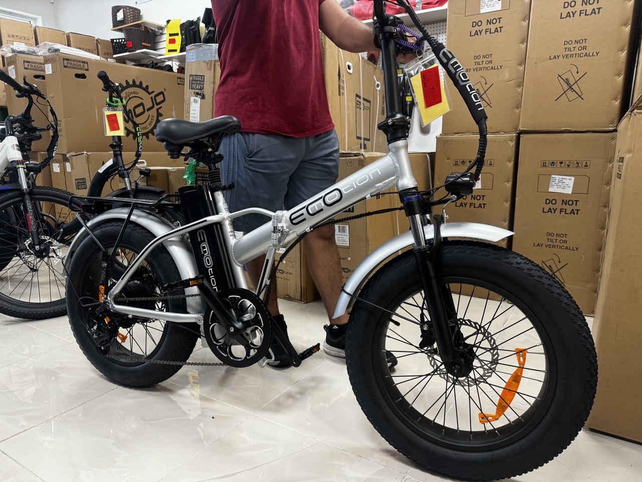 E-bike unit product detail from disposition