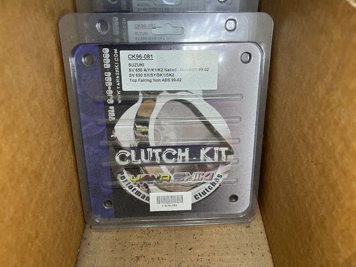 Motorcycle clutch kit inventory detail